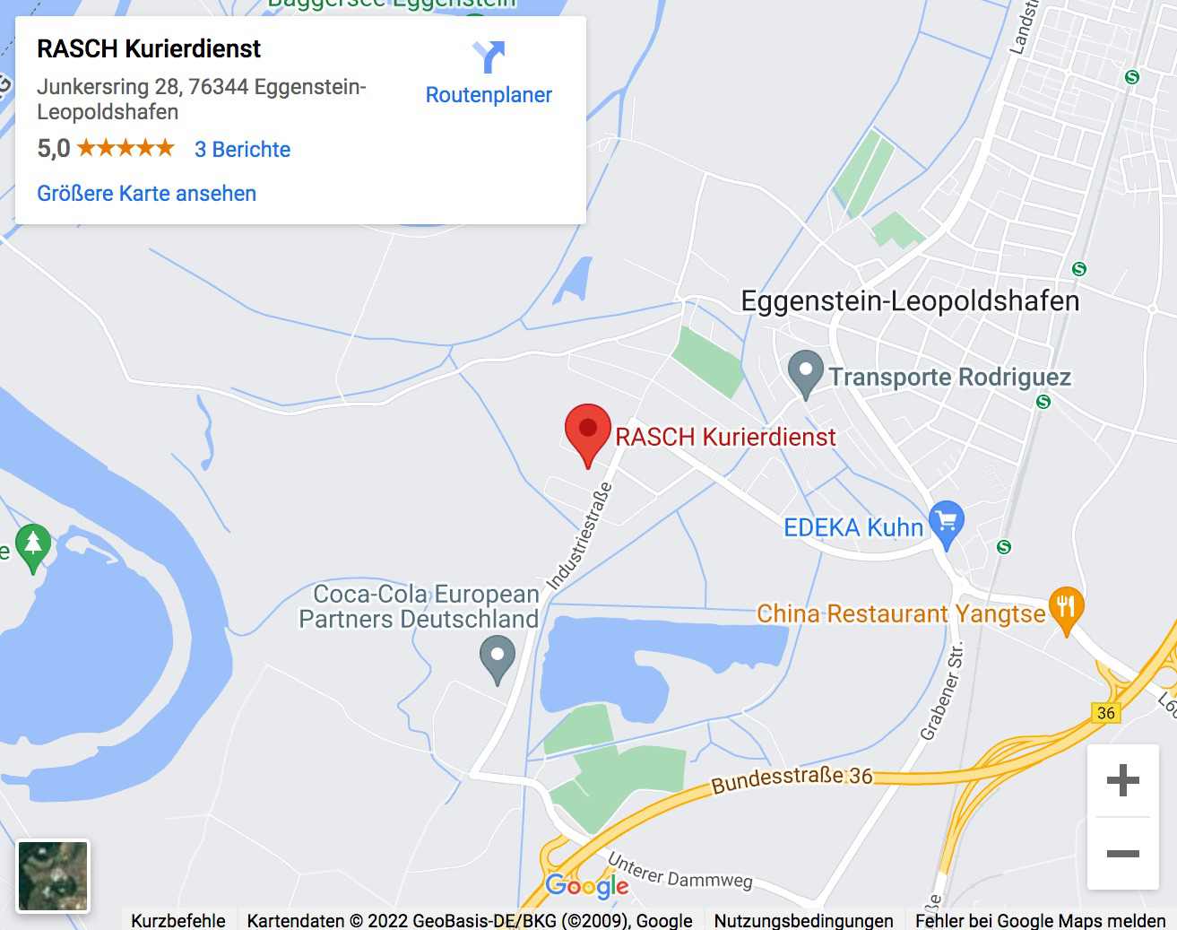 rasch-kurierdienst-maps-screenshot.de